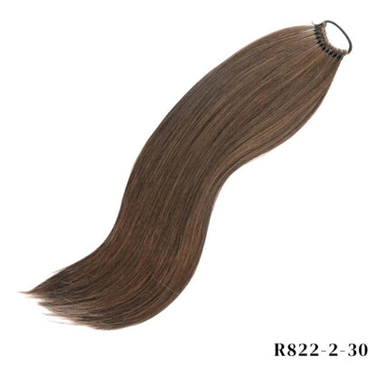 24-Inch Long Straight Drawstring Ponytail – Sleek Synthetic Hair Extension - 24" / Straight / R822-2-30 - Lyvelle