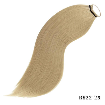 24-Inch Long Straight Drawstring Ponytail – Sleek Synthetic Hair Extension - 24" / Straight / R822-25 - Lyvelle