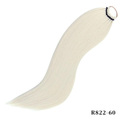 24-Inch Long Straight Drawstring Ponytail – Sleek Synthetic Hair Extension - 24" / Straight / R822-60 - Lyvelle