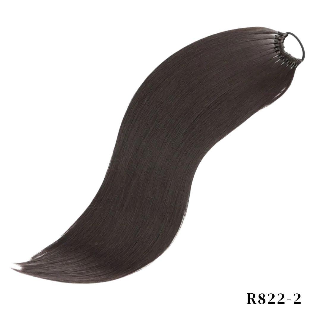 24-Inch Long Straight Drawstring Ponytail – Sleek Synthetic Hair Extension - 24" / Straight / R822-2 - Lyvelle