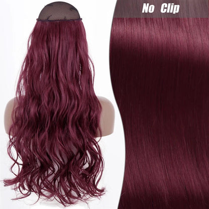 Synthetic Long Wavy Hair Extension - No Clips - Lyvelle