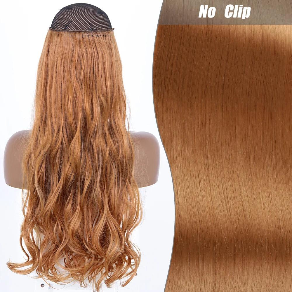 Synthetic Long Wavy Hair Extension - No Clips - Lyvelle