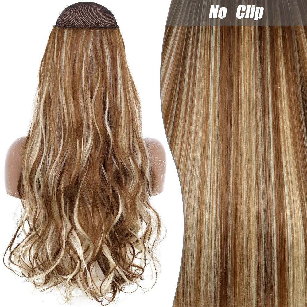 Synthetic Long Wavy Hair Extension - No Clips - Lyvelle