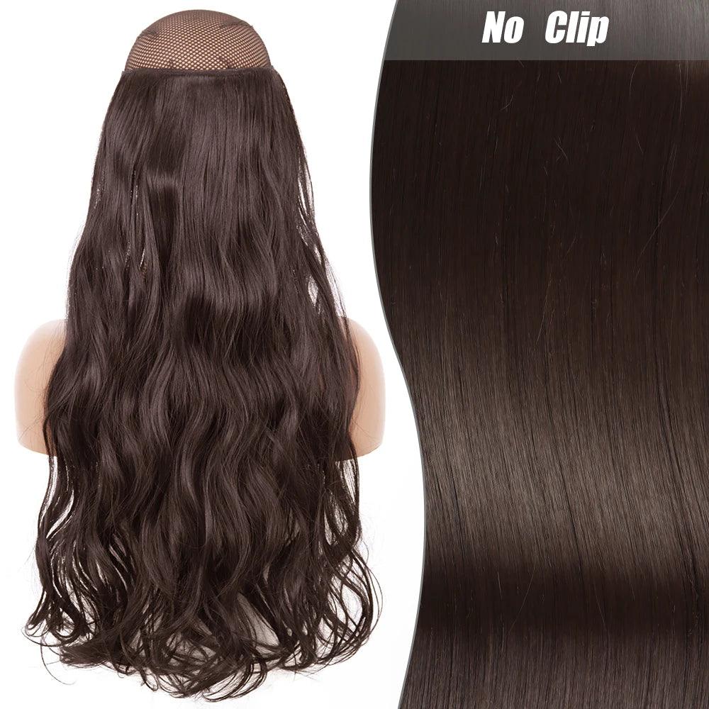 Synthetic Long Wavy Hair Extension - No Clips - Lyvelle