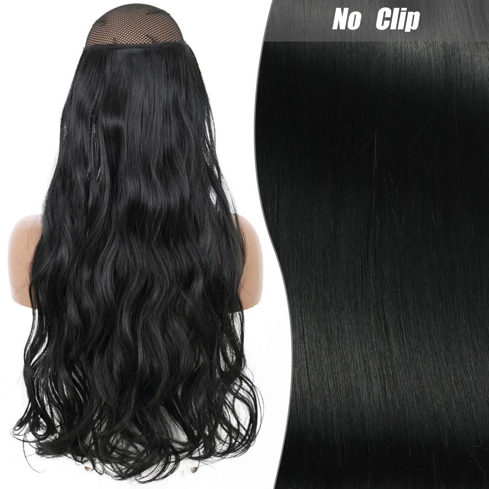 Synthetic Long Wavy Hair Extension - No Clips - Lyvelle