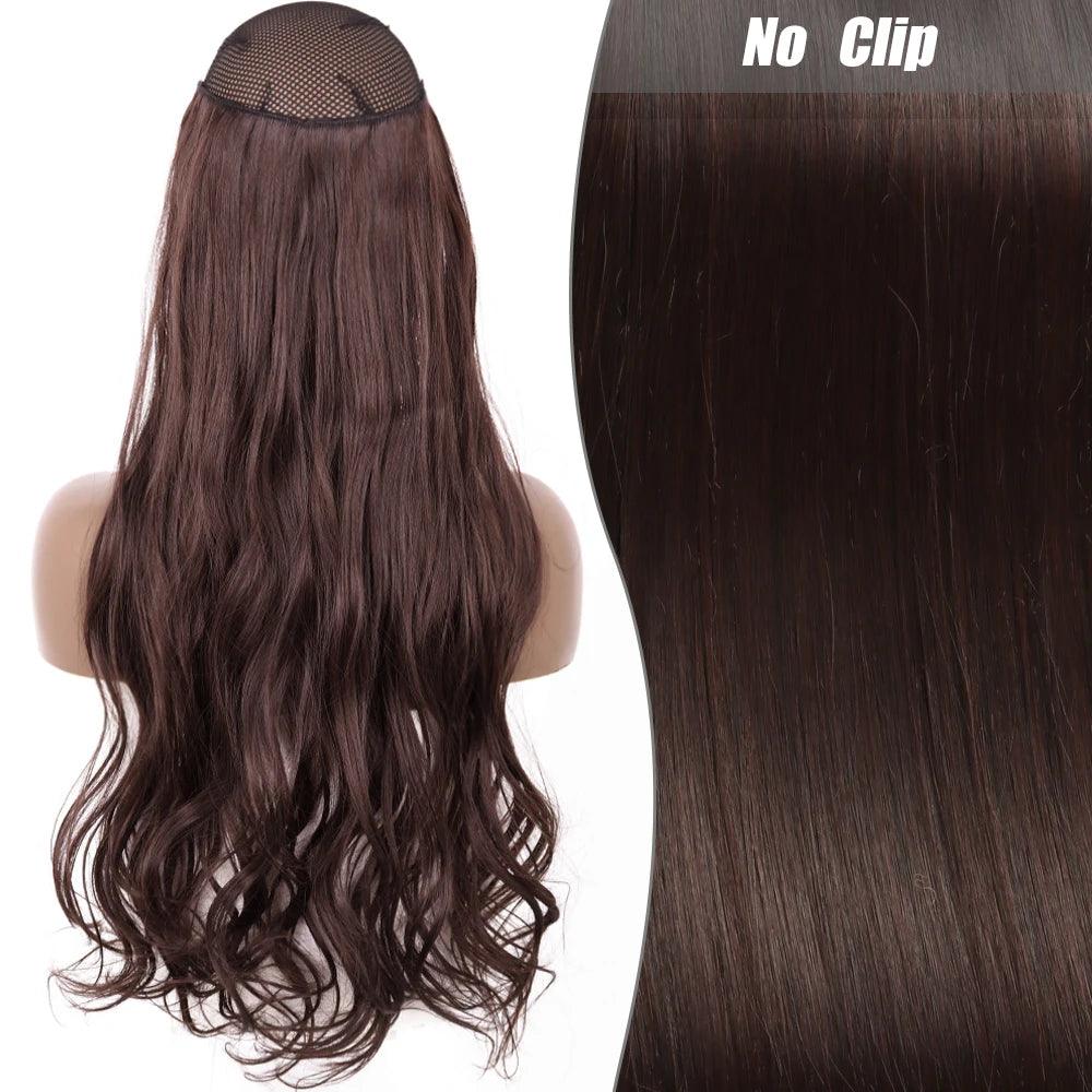 Synthetic Long Wavy Hair Extension - No Clips - Lyvelle