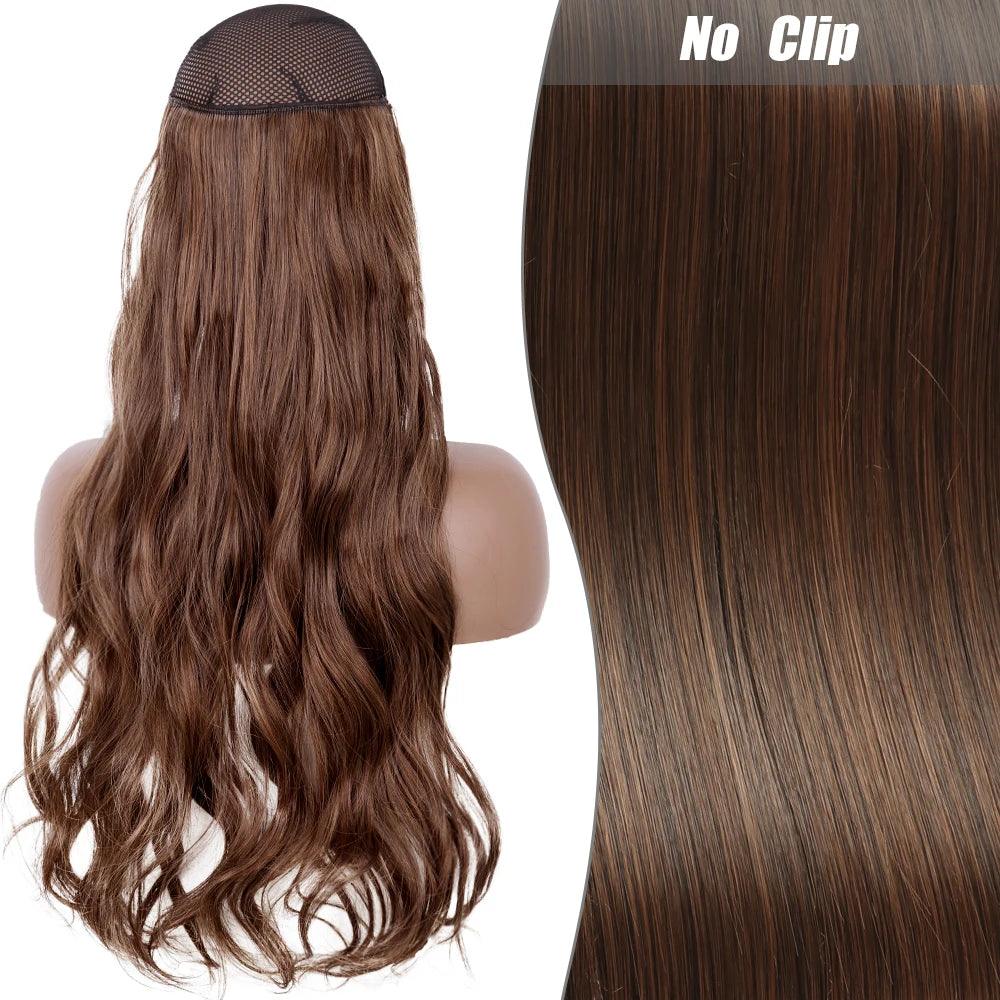 Synthetic Long Wavy Hair Extension - No Clips - Lyvelle