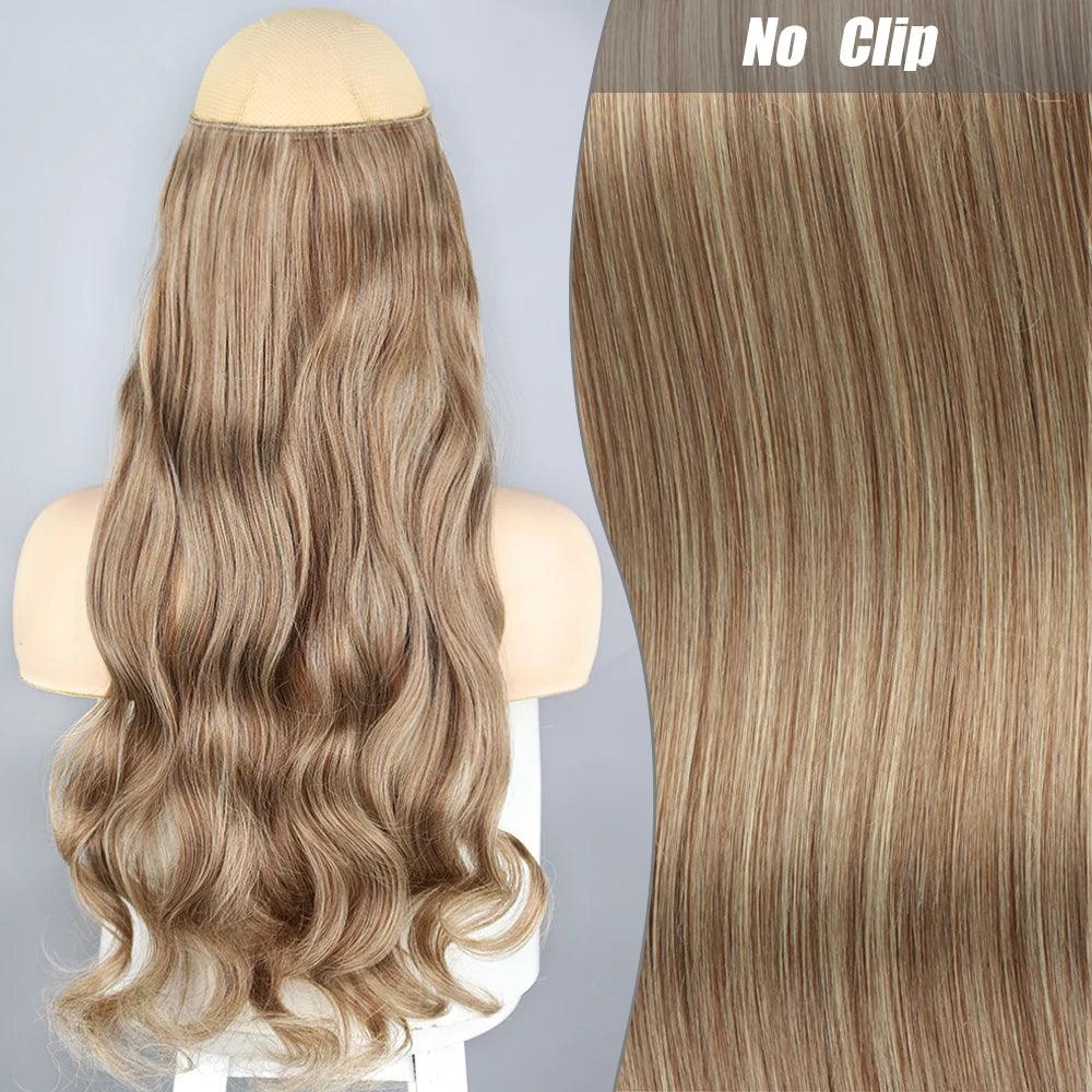 Synthetic Long Wavy Hair Extension - No Clips - Lyvelle