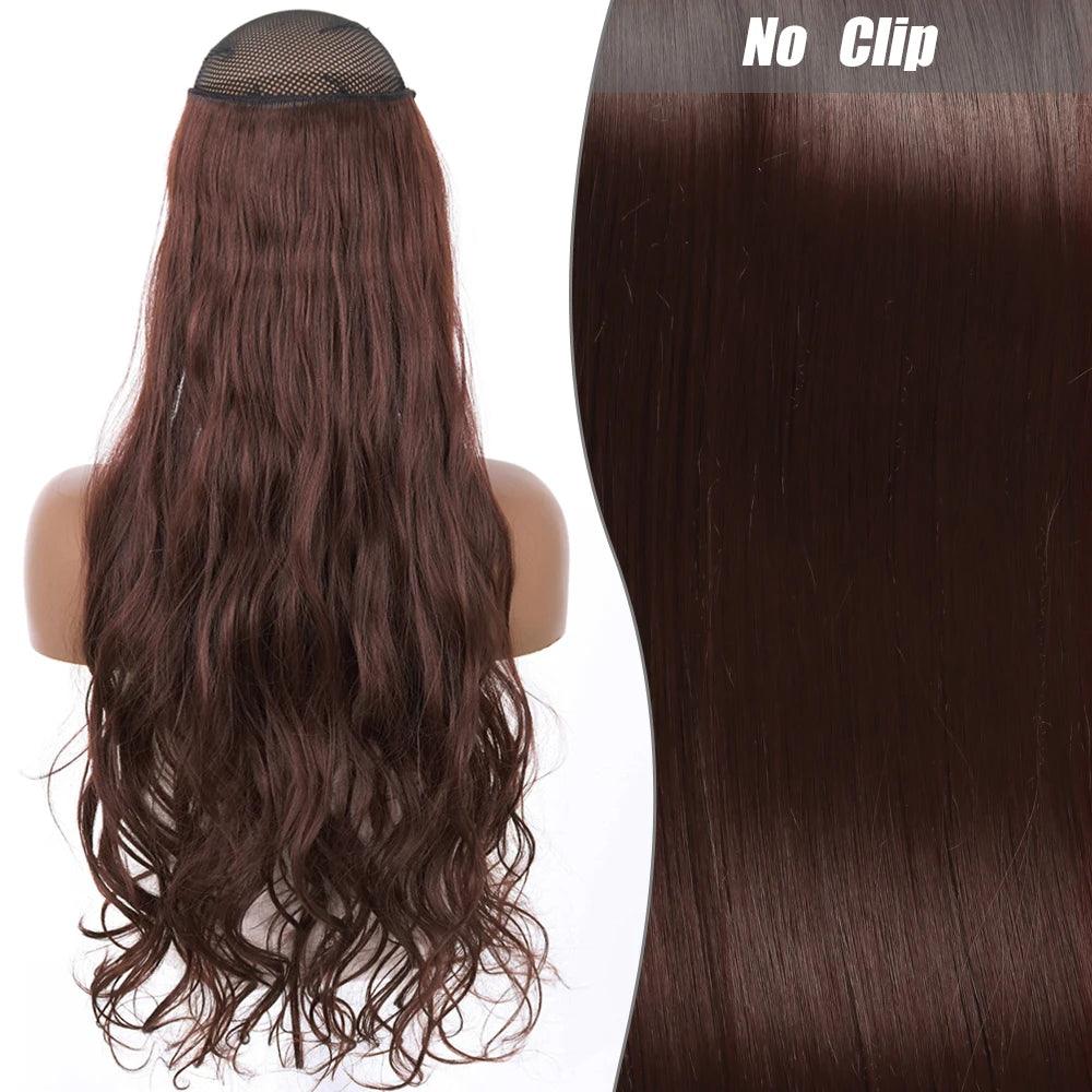 Synthetic Long Wavy Hair Extension - No Clips - Lyvelle