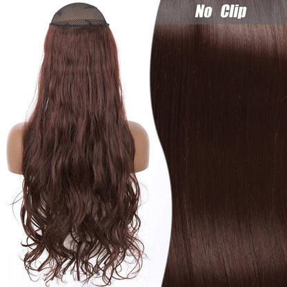 Synthetic Long Wavy Hair Extension - No Clips - Lyvelle