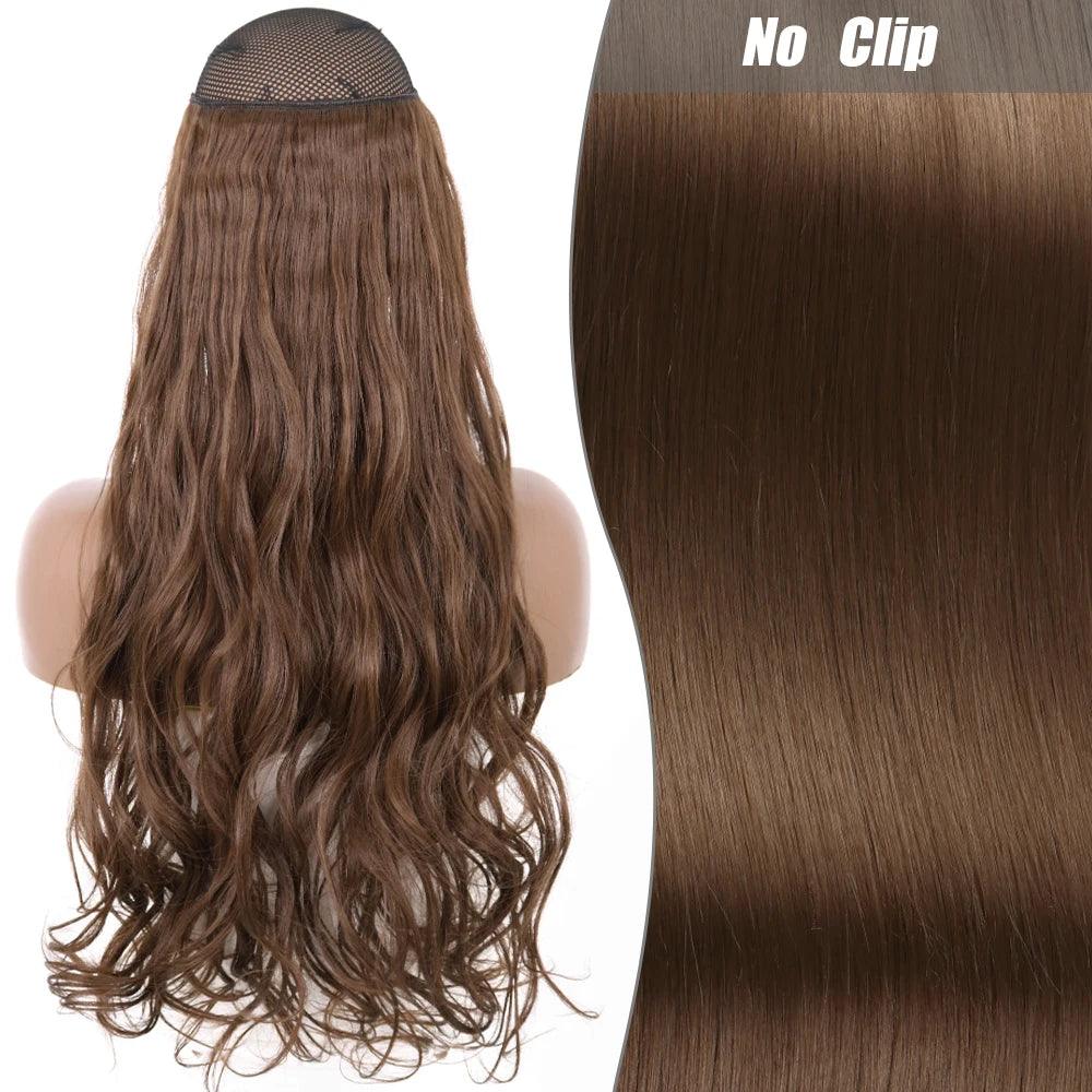 Synthetic Long Wavy Hair Extension - No Clips - Lyvelle