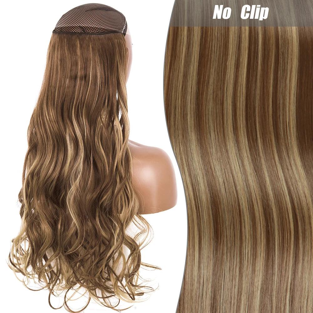 Synthetic Long Wavy Hair Extension - No Clips - Lyvelle