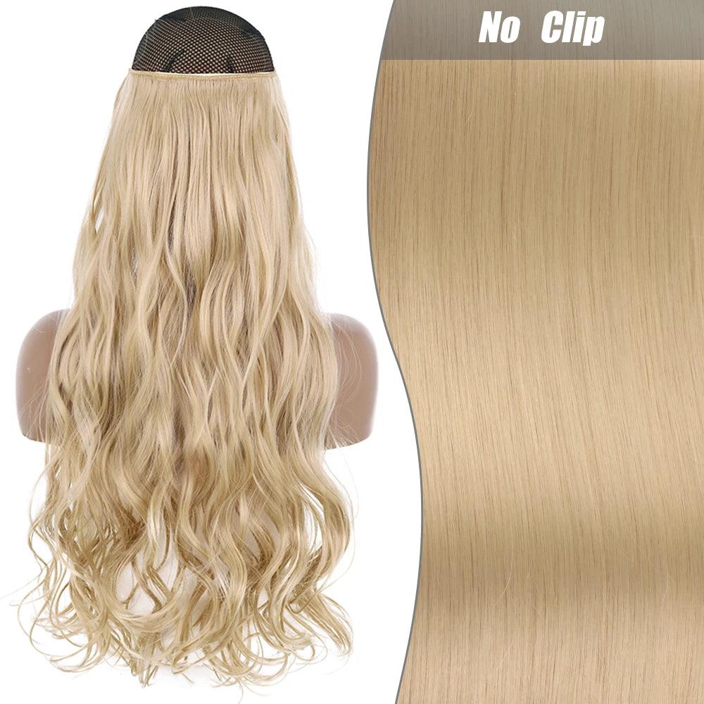 Synthetic Long Wavy Hair Extension - No Clips - Lyvelle