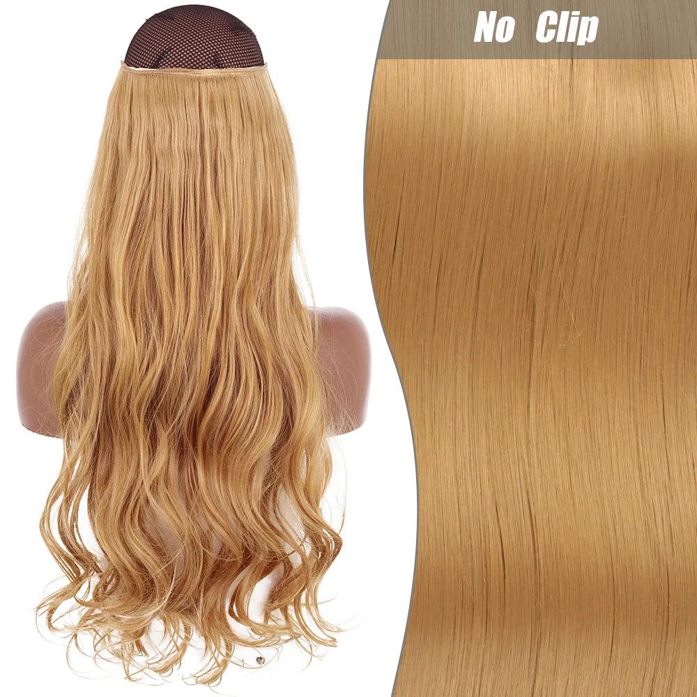 Synthetic Long Wavy Hair Extension - No Clips - Lyvelle