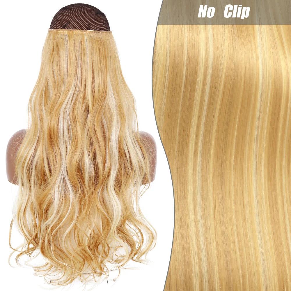 Synthetic Long Wavy Hair Extension - No Clips - Lyvelle