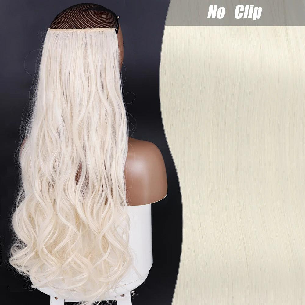 Synthetic Long Wavy Hair Extension - No Clips - Lyvelle