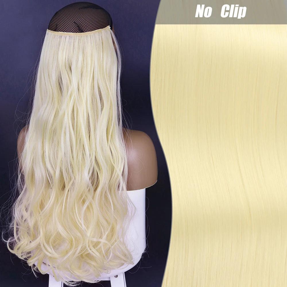 Synthetic Long Wavy Hair Extension - No Clips - Lyvelle