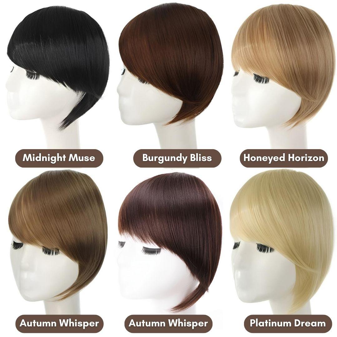 ClipEase Synthetic Soft Arc Bangs - Straight / Blonde - Lyvelle