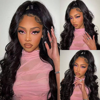 Skin Melt HD Lace Body Wave 13x4 Lace Front Human Hair Wig with Real Transparent Lace - 10 / 13x4 HD Lace / 150% - Lyvelle