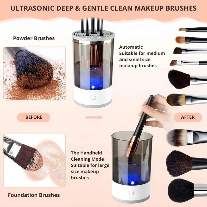 BeautySpin Refresh: Rapid Makeup Brush Renew - Lyvelle